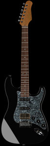 Suhr Select Classic S HSS Guitar, Roasted Neck, Black, Black Pearl