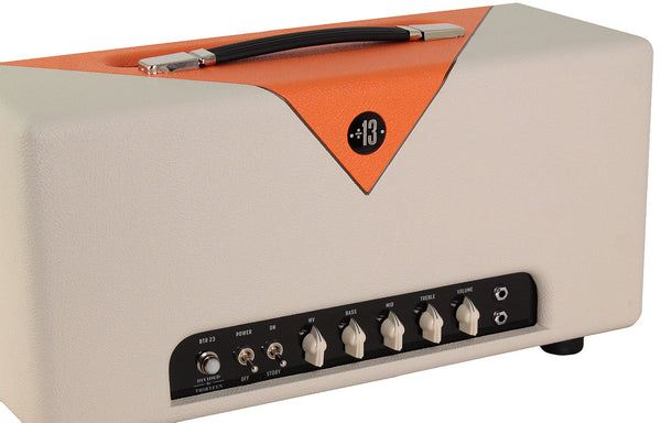 Divided By 13 BTR 23 Head, Ivory, Orange | Humbucker Music