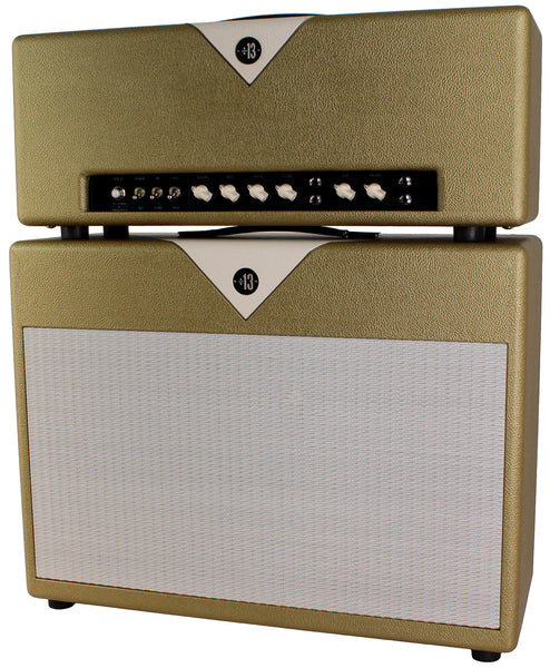 Divided By 13 FTR 37 Head, 2x12 Cab, Gold, Ivory V | Humbucker Music