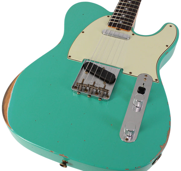 Fender Custom Shop 1964 Telecaster Relic Guitar, Aged Sea Foam