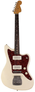 Nash JM63 Jazzmaster Guitar, Olympic White, Light Aging