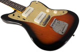 Nash JM-63 Jazzmaster Guitar, 2 Tone Sunburst, Gold Pickguard, Light Aging