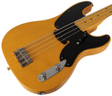 Nash PB-52 Bass Guitar, Butterscotch Blonde, Light Aging