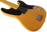 Nash PB-52 Bass Guitar, Butterscotch Blonde, Light Aging