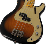Nash PB-57 Bass Guitar, 2-Tone Sunburst, Gold Anodized Pickguard