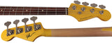 Nash PB-63 Bass Guitar, Vintage White, Light Aging