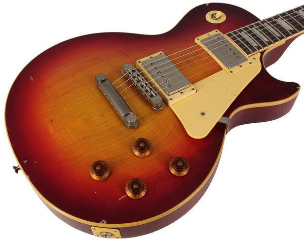 Nash Refinished Gibson Les Paul Guitar, Cherry Sunburst