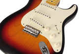 Nash S-57 Guitar, 3 Tone Burst, Hard Tail, Light Aging