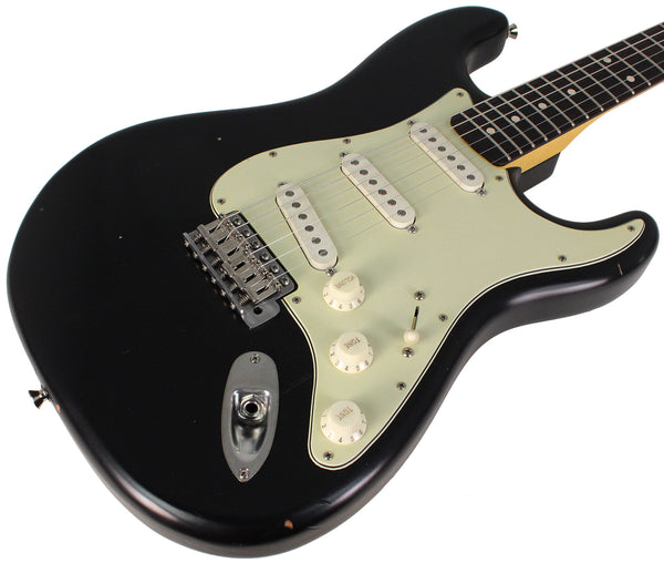 Nash S63 Guitar, Black, Light Aging | Humbucker Music