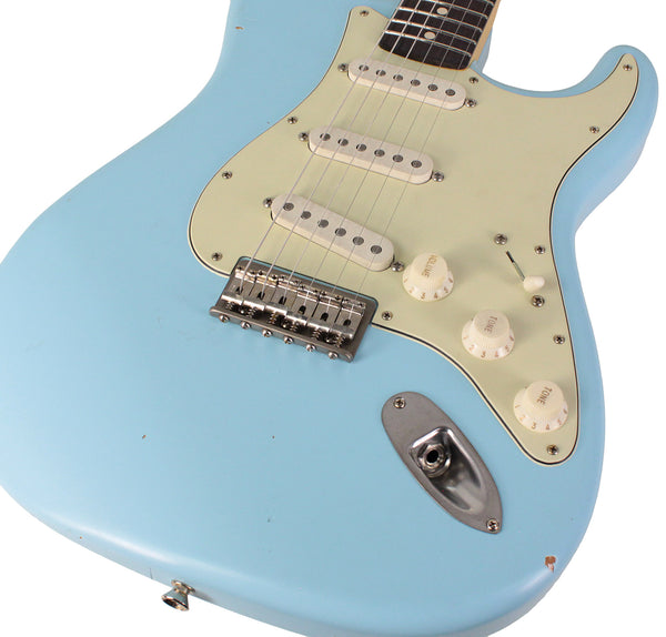 Nash S63 Guitar, Sonic Blue, Hardtail, Light Aging | Humbucker Music
