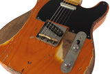 Nash T-52 Guitar, Vintage Amber, Extra Heavy Relic
