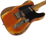 Nash T-52 Guitar, Vintage Amber, Extra Heavy Relic