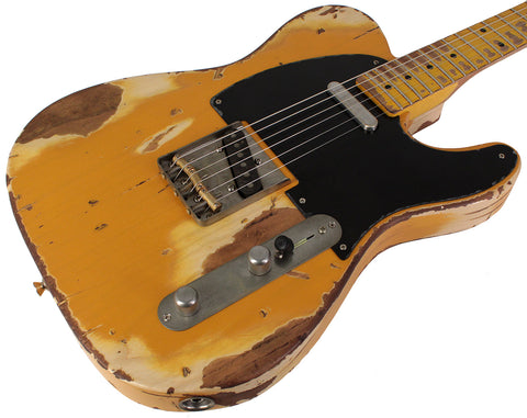 Nash T-52 Guitar, Butterscotch Blonde, Extra Heavy Relic