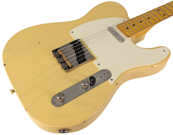 Nash T57 Guitar, Trans Cream, Light Aging | Humbucker Music