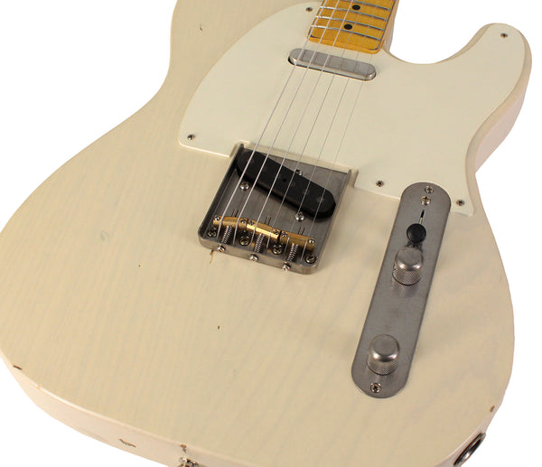 Nash T57 Guitar, Mary Kaye White, Light Aging | Humbucker Music