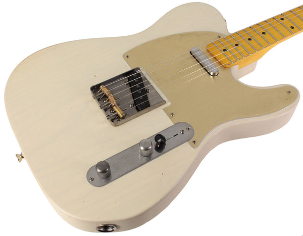 Nash T57 Guitar, Mary Kaye White, Light Aging | Humbucker Music