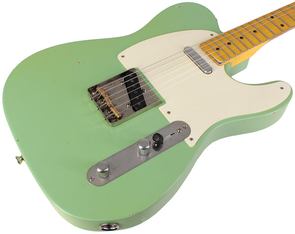 Nash T57 Guitar, Surf Green, Light Aging | Humbucker Music