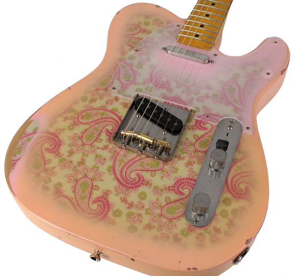 Nash T68 Guitar, Pink Paisley, Medium Aging | Humbucker Music