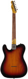 Nash T-72TL Thinline Guitar, 3 Tone Sunburst, Light Aging