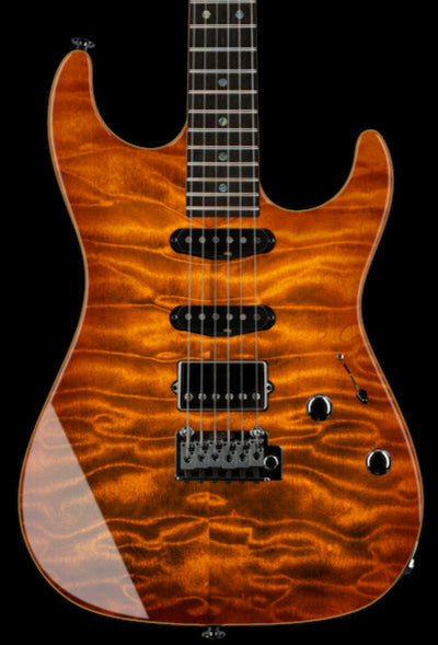 Suhr Select Standard Mahogany Guitar, Quilted Suhr Burst