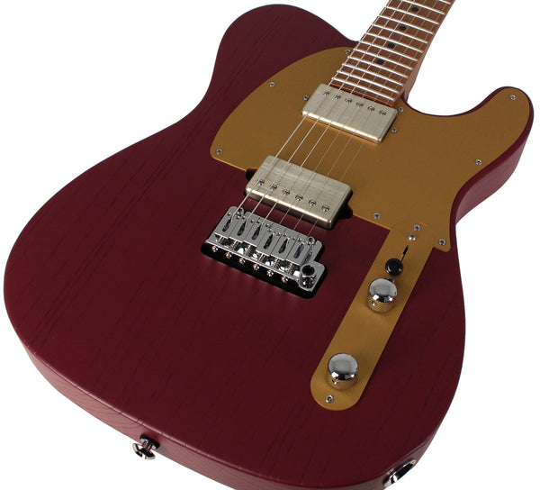 Suhr Andy Wood Signature Modern T HH Guitar, Stark Red | Humbucker