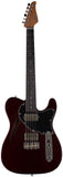 Suhr Select Alt T Cat's Eye Guitar, Black Cherry Metallic