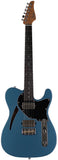 Suhr Select Alt T Cat's Eye Guitar, Pelham Blue, Black