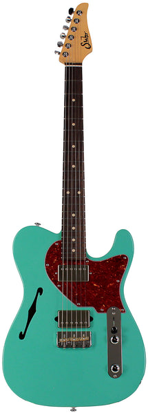 Suhr Alt T Guitar, Seafoam Green, Rosewood | Humbucker Music