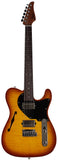 Suhr Select Alt T Guitar, Tea Burst, Black PG