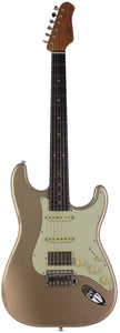 Suhr Select Classic S Antique HSS Guitar, Roasted Neck, Shoreline Gold Metallic