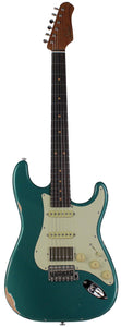 Suhr Select Classic S Antique HSS Guitar, Roasted Neck, Sherwood Green Metallic