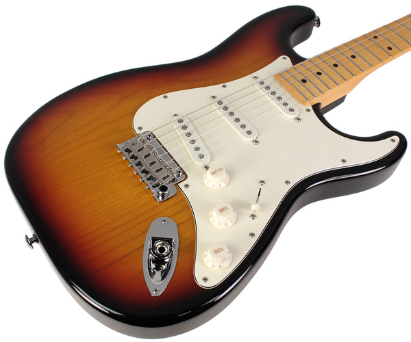 Suhr Classic S Antique Guitar, 3 Tone Burst, Maple | Humbucker Music