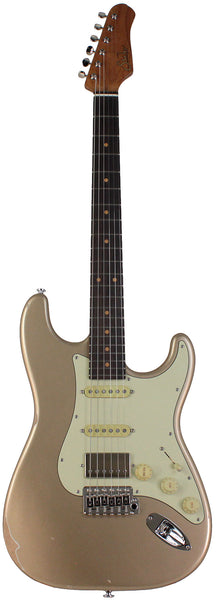 Suhr Select Classic S Antique HSS Guitar, Roasted Neck, Shoreline