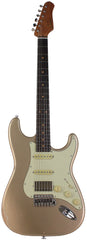 Suhr Select Classic S Antique HSS Guitar, Roasted Neck, Shoreline Gold Metallic