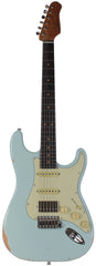 Suhr Select Classic S Antique HSS Guitar, Roasted Neck, Sonic Blue