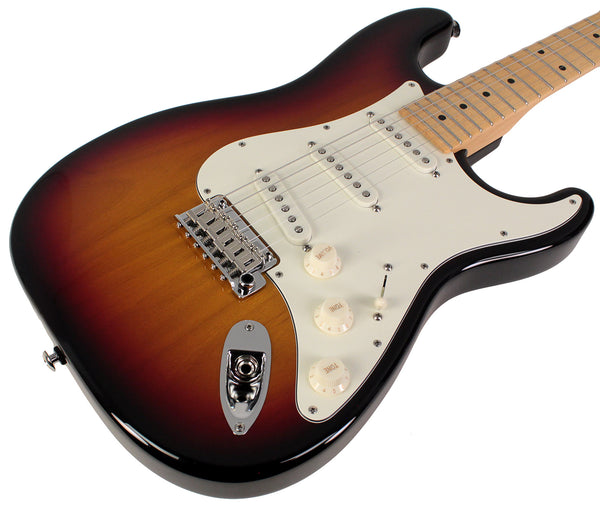 Suhr Classic S Guitar, 3 Tone Burst, Maple | Humbucker Music