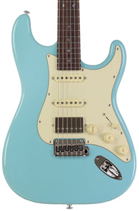 Suhr Select Classic S HSS Guitar, Roasted Neck, Daphne Blue