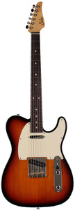 Suhr Classic T Antique Guitar, 3 Tone Burst, Rosewood