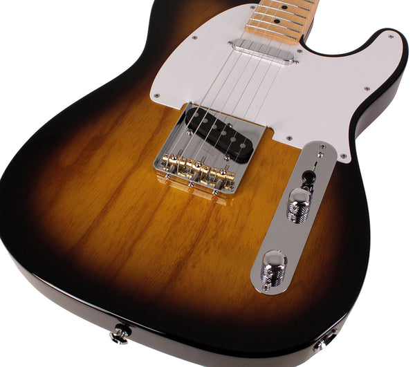 Suhr Classic T Guitar, Swamp Ash, 2 Tone Tobacco Burst | Humbucker