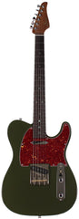 Suhr Select Classic T Roasted, Flamed, Swamp Ash, Dark Forest Green, Rosewood