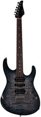 Suhr Modern Plus Guitar, Trans Whale Blue Burst, Pau Ferro, HSH