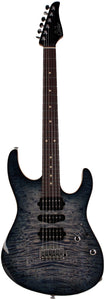 Suhr Modern Plus Guitar, Trans Whale Blue Burst, Pau Ferro, HSH