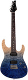 Suhr Modern Set Neck Limited Guitar, Premium Quilt Maple, Blue Fade