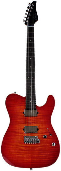 Suhr Select Modern T Mahogany Guitar, Inferno Burst | Humbucker Music