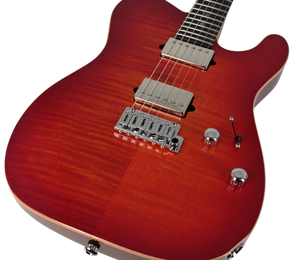 Suhr Select Modern T Mahogany Guitar, Inferno Burst | Humbucker Music