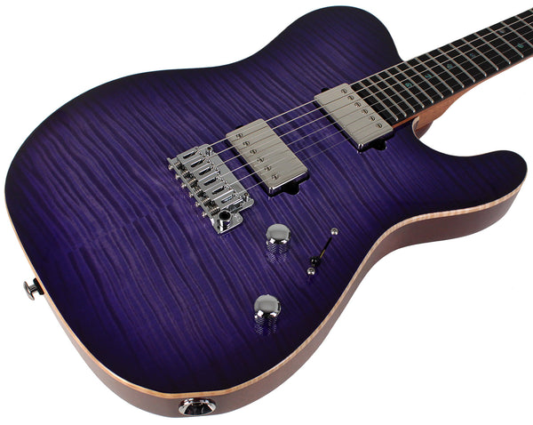 Suhr Select Modern T Mahogany Guitar, Trans Purple Burst