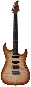 Suhr Select Standard Mahogany Guitar, Quilted Natural Burst