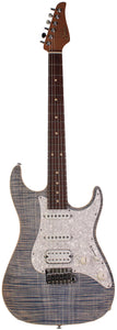 Suhr Standard Plus Guitar, Trans Blue Denim Slate, Pau Ferro