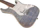 Suhr Standard Plus Guitar, Trans Blue Denim Slate, Pau Ferro