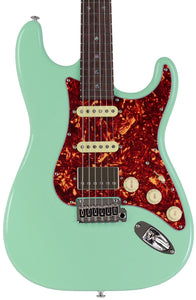 Suhr Select Classic S HSS Guitar, Roasted Neck, Surf Green, Tortoise Shell
